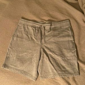 Mens large grey sweatshorts